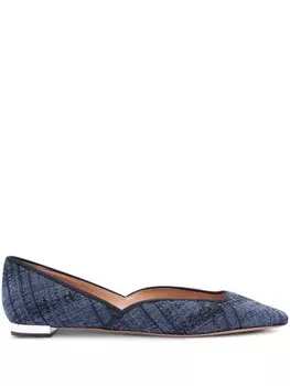 Балетки Aquazzura Maia, синий