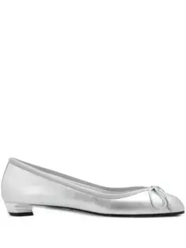 Балетки Armadillo Alexander McQueen, серебяный