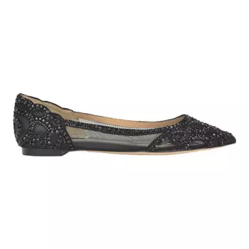 Балетки Badgley Mischka Gigi Pointed Toe Flat Evening, черный