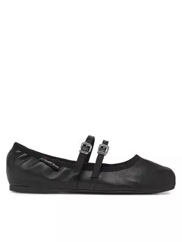 Балетки Ballerina En0En02720 Tommy Jeans, черный