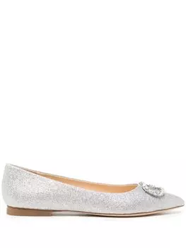 Балетки Ballerina с блестками Dee Ocleppo, серебристый