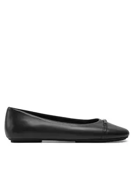 Балетки Ballerina W/M Bar Lth Calvin Klein, черный