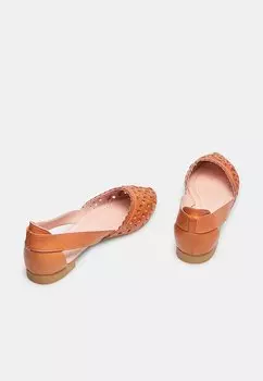 Балетки Bata, коричневый