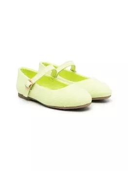 Балетки Bebe с пряжкой Age of Innocence, зеленый