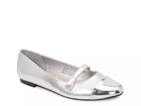 Балетки Betsy Mary Jane Berness, Silver Metallic
