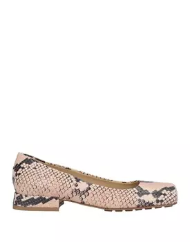 Балетки Bottega Veneta, светло-розовый