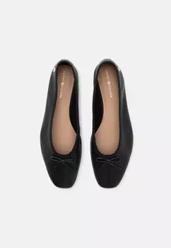 Балетки BOW Tommy Hilfiger, черный