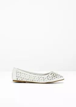 Балетки Bpc Bonprix Collection, белый