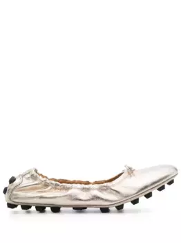 Балетки Bubble TOD'S, золотой