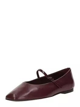 Балетки Calvin Klein Ballet Flats with Strap, бордо