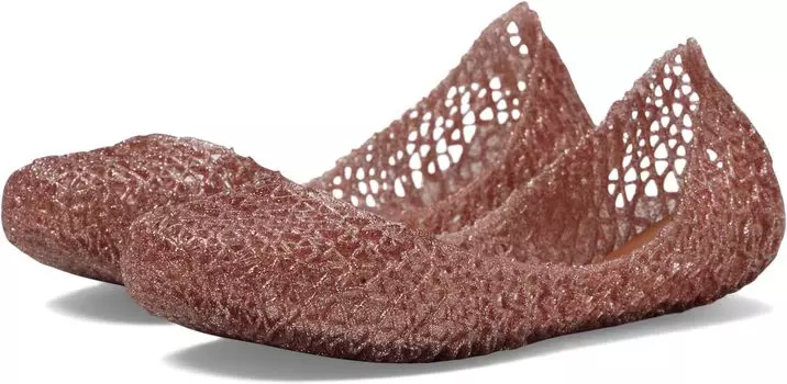Балетки Campana Papel Mini Melissa, цвет Rose Glitter