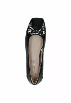 Балетки Caprice, черный деним