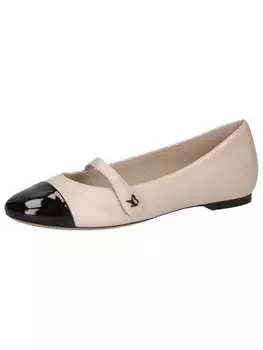 Балетки Caprice, цвет beige/black