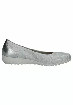 Балетки Caprice, посеребренный
