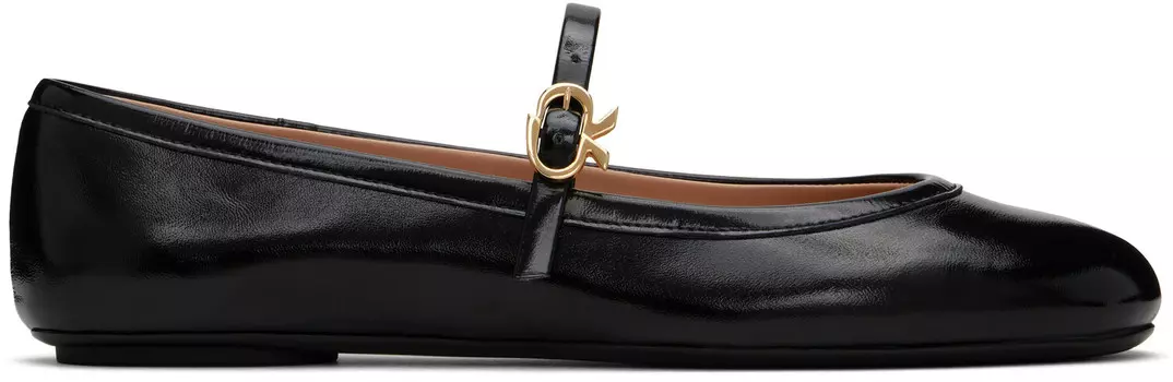 Балетки Carla Ballerina Gianvito Rossi, черный