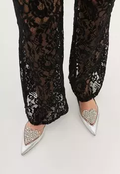 Балетки Cesare Gaspari, серебро