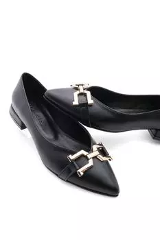 Балетки - Черный - Плоская подошва Marjin, черный