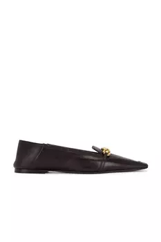 Балетки Chris Flat Saint Laurent, цвет Harris Eagle Brown