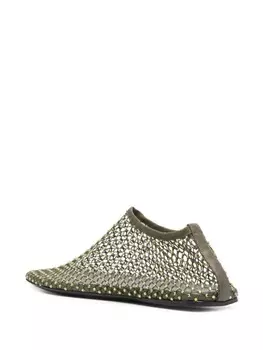 Балетки Christopher Esber Minette, зеленый