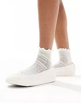Балетки Chuck Taylor All Star белого цвета Converse