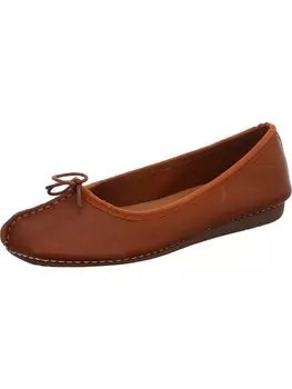 Балетки Clarks Ballerina, коричневый