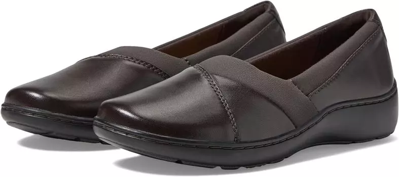 Балетки Clarks Cora Charm, цвет Dark Brown Leather
