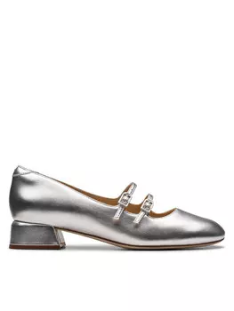 Балетки Clarks Daiss 30 Shine 26179900 Plata, серебряный