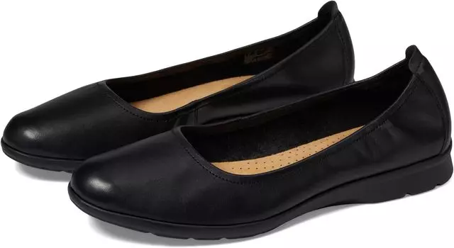 Балетки Clarks Jenette Ease, цвет Black Leather 1