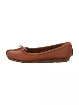 Балетки Clarks Klassische, коричневый