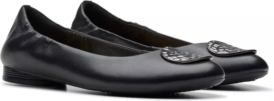 Балетки Clarks Loreleigh Ave, цвет Black Leather