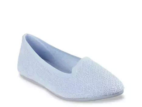 Балетки Cleo Smoking Flat Skechers, светло-голубой