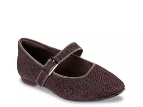 Балетки Cleo Snip Glamorous Mary Jane Flat Skechers, темно-коричневый