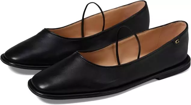 Балетки COACH Emilia Mary Jane, черный