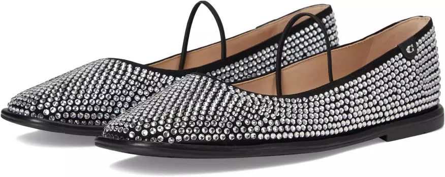 Балетки COACH Emilia Mary Jane With Crystal, черный