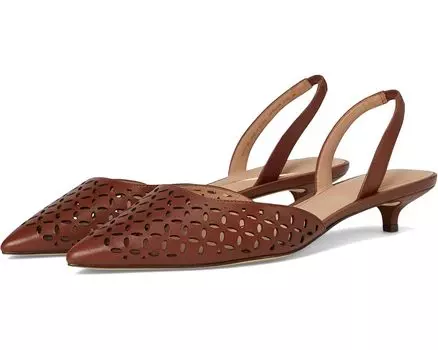 Балетки Cole Haan Gilda Pumps, цвет Dark Cuoio Perforated Leather