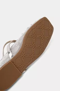 Балетки Collette Michael Michael Kors, серебряный