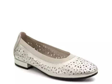 Балетки Conor Flat David Tate, цвет platinum