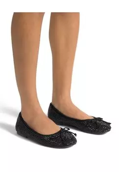 Балетки DE PUNTERA REDONDEADA Y SIN CIERRE. Alma en Pena, черный