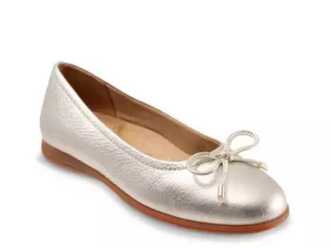 Балетки Dellis Ballet Flat Trotters, серебряный/металлик