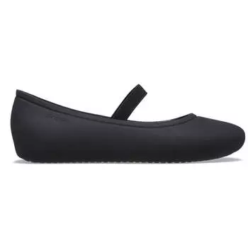 Балетки детские Crocs Brooklyn Flat, черный