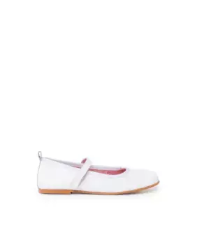 Балетки для девочек Pisamonas, белый