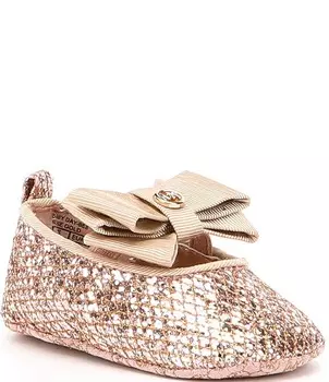 Балетки для кроватки MICHAEL Michael Kors Girls' Baby Day (для младенцев), золотой