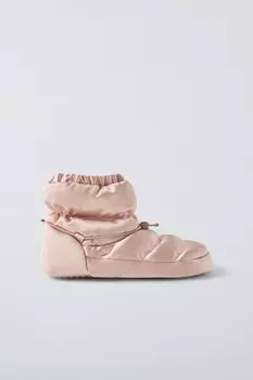 Балетки до полусапоги ZARA, розовый