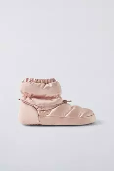 Балетки до полусапоги ZARA, розовый