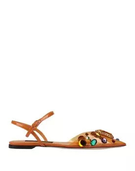 Балетки Dolce&Gabbana, оранжевый