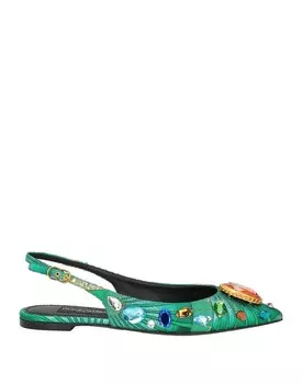 Балетки Dolce&Gabbana, зеленый