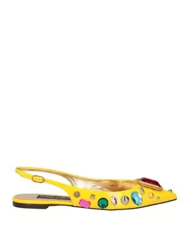 Балетки Dolce&Gabbana, желтый