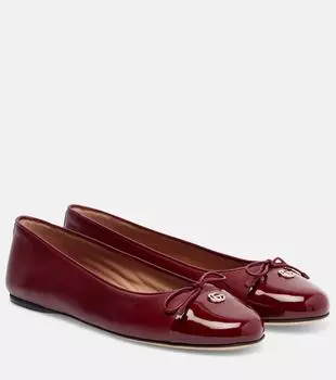 Балетки Double G из кожи Gucci, R.Ancora/R.Ancora