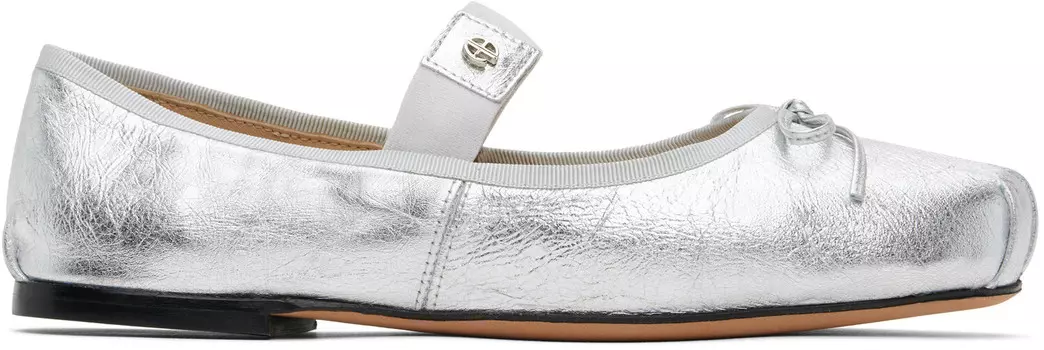 Балетки Джоли ANINE BING, Silver