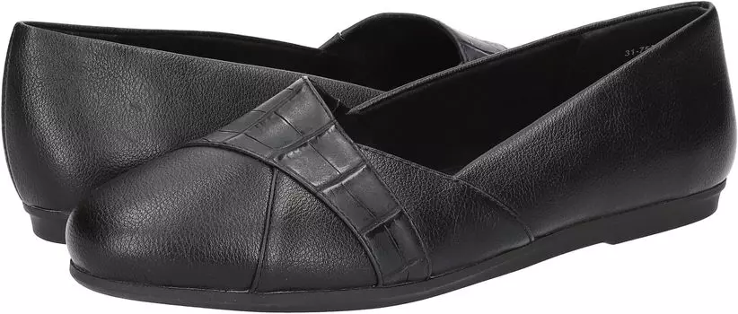 Балетки Easy Street Bessie, цвет Black/Croco